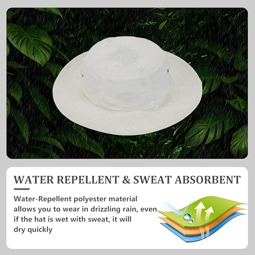 Palmyth Head Net Hat, Sun Hat Safari Hat - color: White