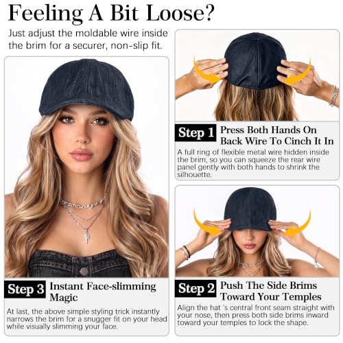 Stylish Newsboy Cap Soft Foldable Flat Cap for Big Heads - color: Navy Denim