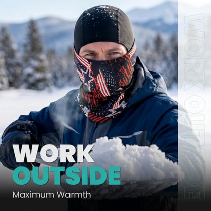 AOPREL Balaclava Ski Mask for Men Winter Face Mask Breathable & Thermal Winter Balaclava Women for Cold Weather Outdoor - color: Usa Flag
