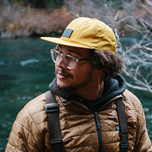 Tillak COHO Six Panel Hat, Kodra Nylon 6 Panel Cap with Snap Closure - color: Aspen Yellow