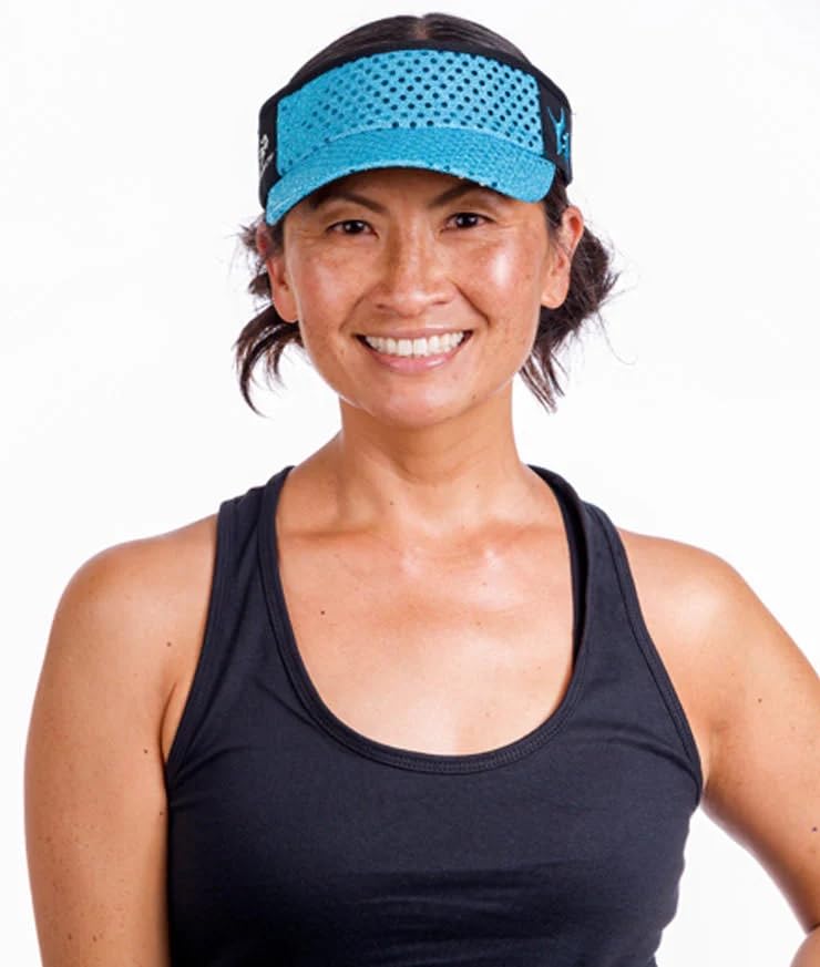 Sparkle Headsweats Running Visor - color: Turquoise