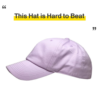 KBETHOS® Classic Washed Cotton Baseball Cap - color: Lavender