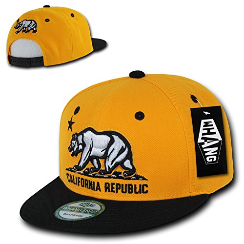 Whang Snapbacks - color: Gold/Black