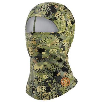 BASSDASH Winter Balaclava Fleece Ski Mask Ninja Hood Neck Warmer Fishing Hunting - color: Open Terrain Ⅱ