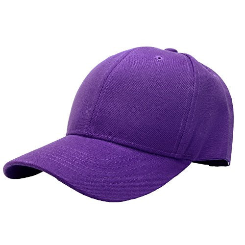 Falari Baseball Cap Adjustable Size for Running Workouts and Outdoor Activities All Seasons - color: 1pc Purple