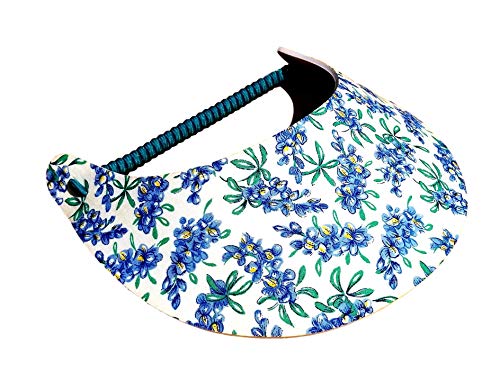Women's Flower Design Lightweight Packable Foam Visor for Sun Protection & Outdoor Activities - color: Floral 14