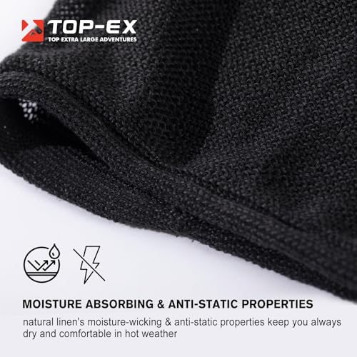 TOP-EX 100% Linen Summer Slouchy Beanie, Breathable and Cooling - color: Grey, size: Medium-Large