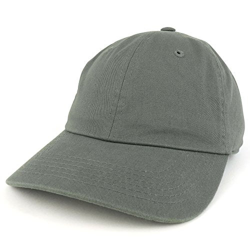 Trendy Apparel Shop Plain Unstructured Relaxed Style Dad Hat - color: Dark Grey