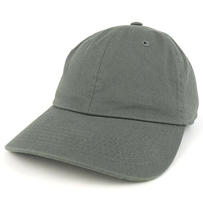 Trendy Apparel Shop Plain Unstructured Relaxed Style Dad Hat - color: Dark Grey