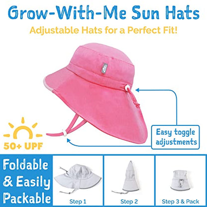 JAN & JUL 50+ UPF Quick-Dry Sun-Hats for Boys - color: Blue With Blue Trim, size: 6-24 Months