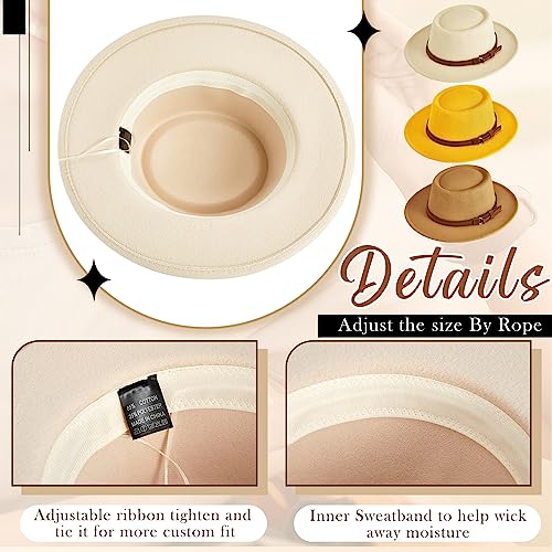 Hercicy Wool Fedora Hat for Women - color: Classic Color