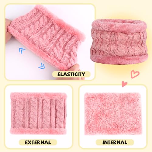 Duoyeree Baby Winter Hat Scarf Glove Beanie Set Fleece Lined Set 0-3T - color: Winter Hat Set White