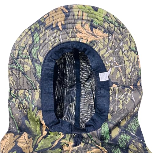 Packable and Adjustable Mesh Boonie Sun Hat with Neck Flap - color: Green Hardwoods Camo