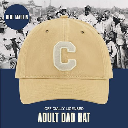 Blue Marlin Dad Hat, Adult Cotton Baseball Cap with Curved Brim, One Size. - color: Pittsburgh Crawfords 1926