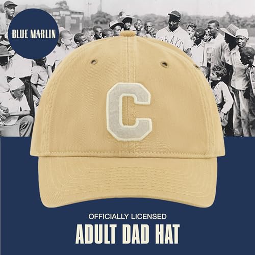 Blue Marlin Dad Hat, Adult Cotton Baseball Cap with Curved Brim, One Size. - color: Pittsburgh Crawfords 1926