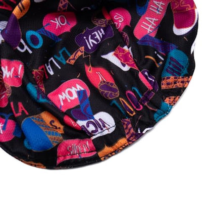 Cycling Cap for Man and Woman Cycling Hat Under Helmet-Polyester Breathable Sweat Absorbent - color: Qin10