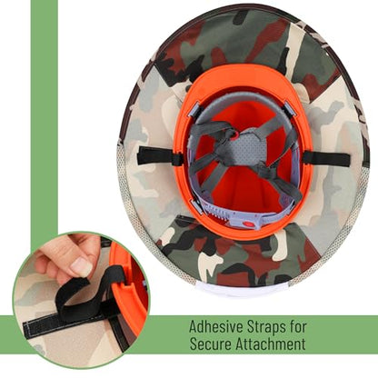 UNCO- Hard Hat Sun Shield, Camo - color: Camo, size: 1 Pack