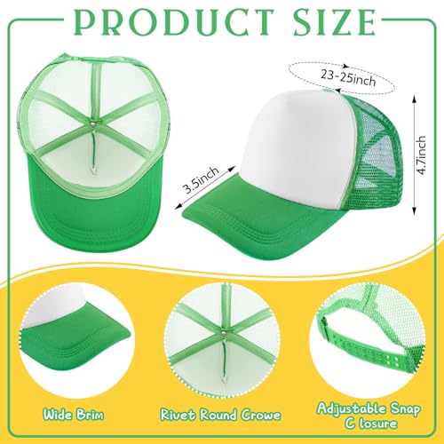 Hercicy 40 Pack Blank Trucker Hat Bulk - color: Green