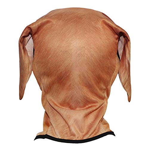 WTACTFUL 3D Animal Ears Balaclava, Breathable Face Mask for Halloween - color: Golden Retriever Mss-01