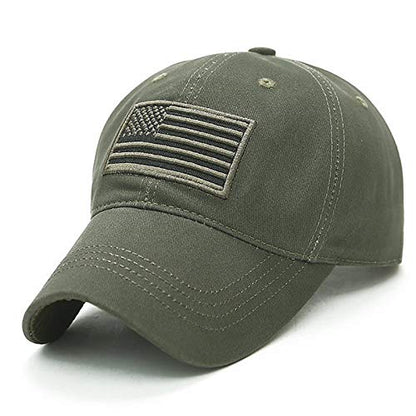 American Flag Hats - color: 3.3 Green