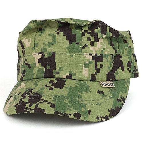 Trendy Apparel Shop Kid's Youth Size Military 8 Point Cover Trooper Patrol Cap - color: Nwu III