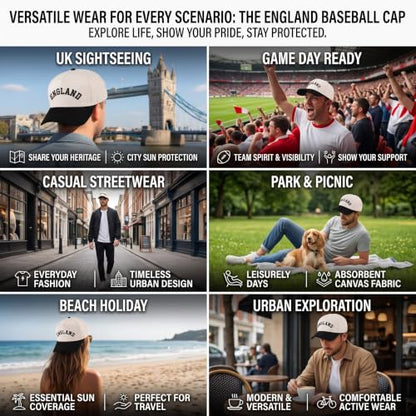 Upside Down Canada Baseball Cap, Embroidered Retro 5-Panel Snapback Hat for Men Women, Casual Streetwear Two-One Trucker Hat - color: England Black