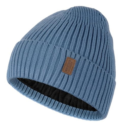 Wmcaps Winter Beanie for Men Women Fleece Lined Hat Warm Cuffed - color: Blue