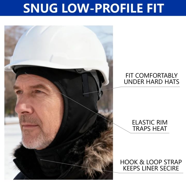 1/2 Pcs Winter Hard Hat Liner, Hardhat Lining Cold Protection - color: 1 Pcs