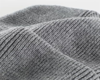 Connectyle Thick Cuffed Beanie for Men & Women Double Layer Knit Winter Hat Acrylic Watch Hat Warm Stocking Skull Cap - color: Light Grey