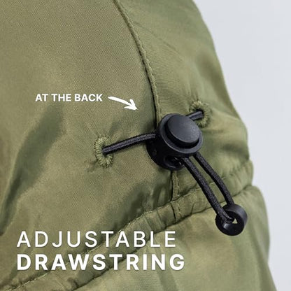 Waterproof Winter Trapper Ushanka Hat Ear Flap Chin Strap, Russian Style - color: Arctic (Army Green)