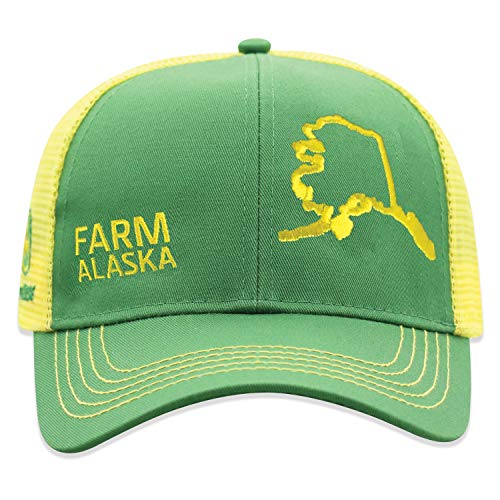 John Deere Farm State Pride Contrast Mesh Back Core Baseball Cap - color: Alaska