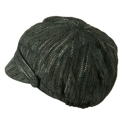 Jeanne Simmons Jimi-Wool Blend Cabbie with Button Band Detail