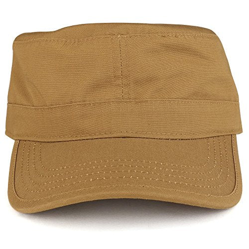 Ripstop Tear Resistant Military BDU Cotton Adjustable Cadet Style Army Cap - color: Coyote