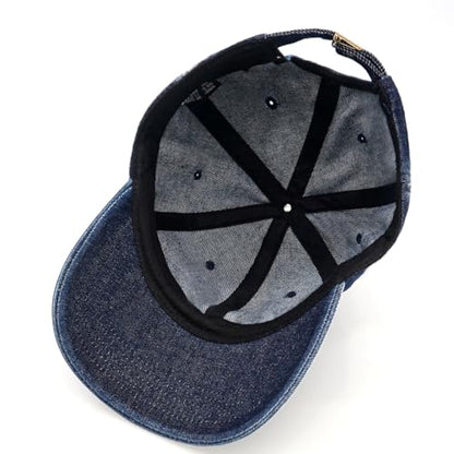Baseball Cap for Women Men Classic Strapback Hats Adjustable Sun Hat - color: Navy B