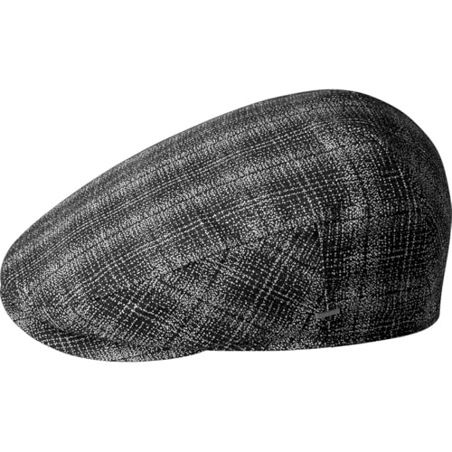 Bailey 1922 Ari Cap Flat Cap Black Plaid S