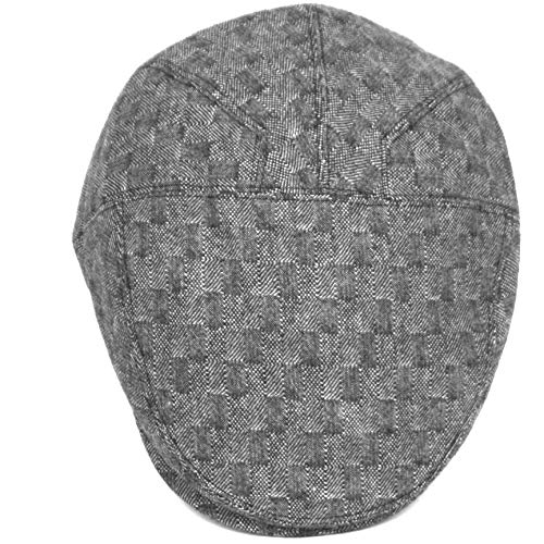 EPOCH Men's Contemporary Winter Wool Newsboy Ivy Hat - color: Iv3047gray, size: Small-Medium
