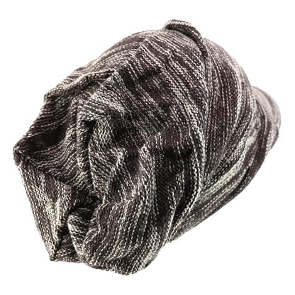Armycrew Deep Crown Wrinkled Knit Slouch Rasta Beanie Visor - color: Brown Marled