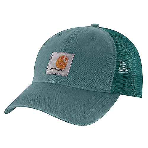 Carhartt Men's Buffalo Sandstone Meshback Cap - color: Sea Pine