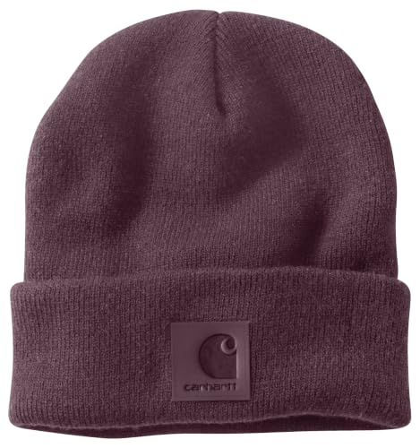 Carhartt Men's Tonal Patch Beanie - color: Deep Cherrywood