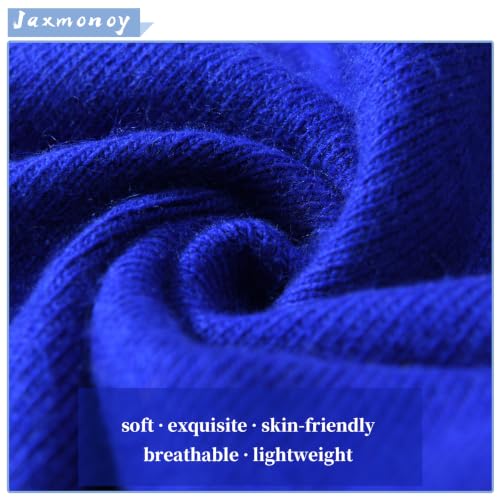 jaxmonoy Slouchy Knit Beanies Winter Hats for Women Men Soft Warm Reversible Slouch Cuffed Skull Knitted Beanie Cap - color: Cobalt