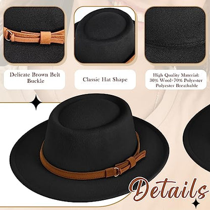 Hercicy Wool Fedora Hat for Women - color: Classic Color