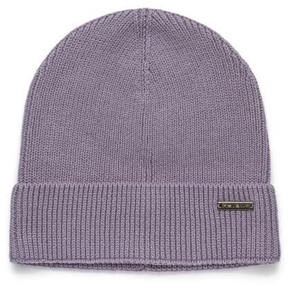 Revony 100% Cotton Men’s Skull Beanie – Soft, Structured, Everyday Comfort - color: Lavender
