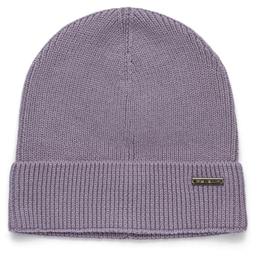 Revony 100% Cotton Men’s Skull Beanie – Soft, Structured, Everyday Comfort - color: Lavender