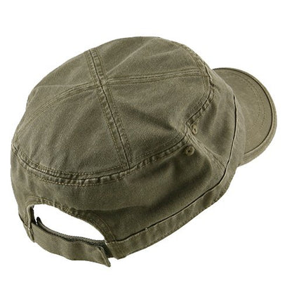 e4Hats.com Enzyme Regular Solid Army Caps - color: Green