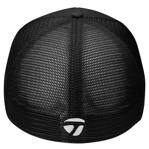 TaylorMade Men's Cage Hat - color: Black, size: Medium
