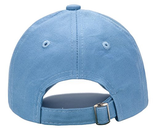 Edoneery Kids Baseball Hat, Adjustable Cotton Cap - color: Blue, style: 3-8 Years