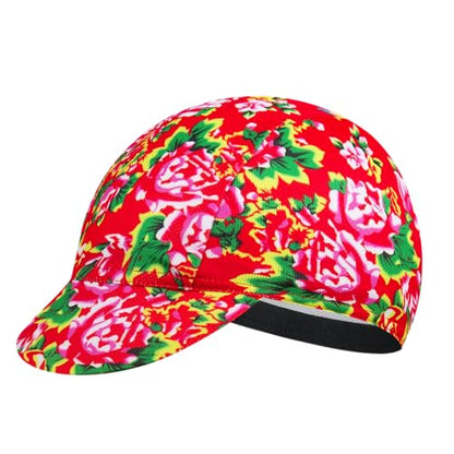Cycling Cap for Man and Woman Cycling Hat Under Helmet-Polyester Breathable Sweat Absorbent - color: Flo-27