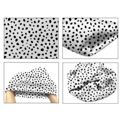 Beanie Knit Hat Winter Unisex Cuffed Beanies Skull Cap Warm Double Layer Thick Acrylic Cute for Girls Women Men - color: Spot