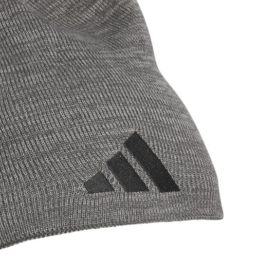 adidas Men's Reversible Skully Beanie - color: Grey Six-grey Three/Black