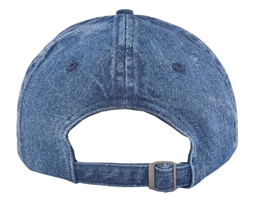 TSSGBL Unstructured Distressed Baseabll Cap Cotton Soft Dad Hat Adjustable Low Profile Headwear Ball Caps for Women Men - color: Distressed-denim-navy, size: Medium-Large